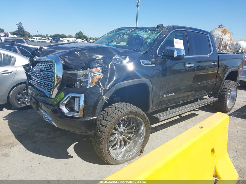 2019 Gmc VIN 1GTU9FED8KZ338041 IAAI salvage auction — FRONT END, Salvage (California), sold $7,400 on 2026-07-30 (photo 2)
