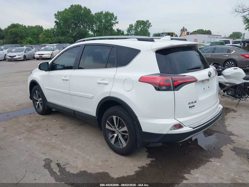 2018 Toyota Rav 4 VIN 2T3WFREV0JW458197 IAAI salvage auction — HAIL, Salvage Title, sold $5,700 on 2026-07-29 (photo 3)