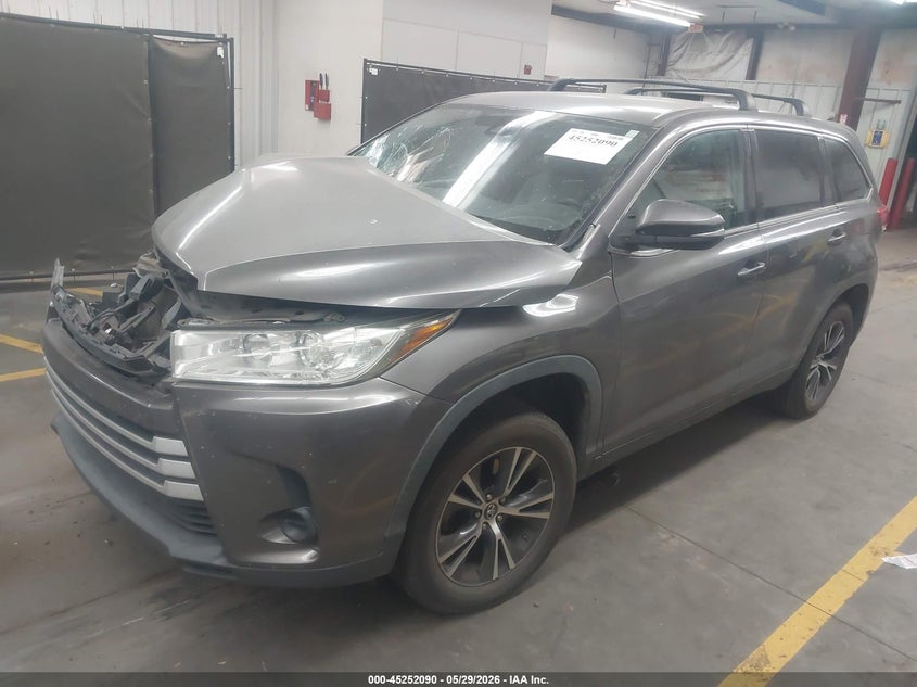 2019 Toyota Highlander VIN 5TDZZRFH4KS333834 IAAI salvage auction — FRONT END, Salvage (Arizona), sold $25 on 2026-07-28 (photo 2)