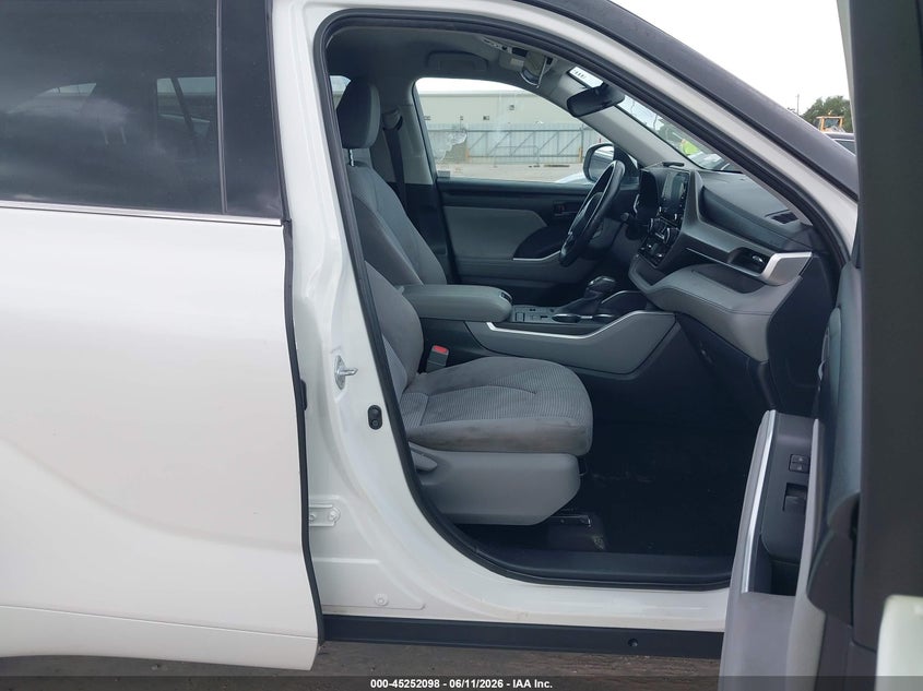 2020 Toyota Highlander VIN 5TDZZRAH9LS503677 IAAI salvage auction — FRONT END, Salvage (California), sold $9,800 on 2026-07-09 (photo 5)