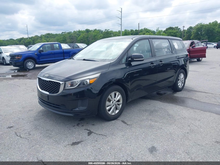 2018 Kia SEDONA VIN KNDMA5C1XJ6409802 IAAI salvage auction — NORMAL WEAR, Sf97 (Maryland), sold $25 on 2026-07-21 (photo 2)