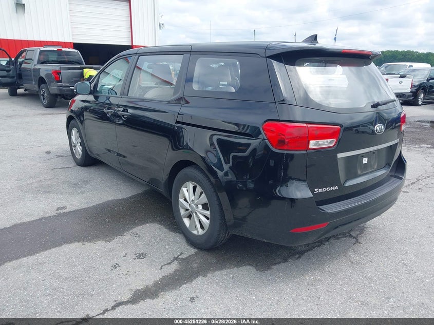 2018 Kia SEDONA VIN KNDMA5C1XJ6409802 IAAI salvage auction — NORMAL WEAR, Sf97 (Maryland), sold $25 on 2026-07-21 (photo 3)