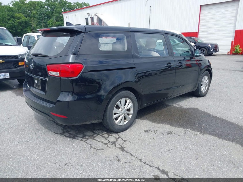 2018 Kia SEDONA VIN KNDMA5C1XJ6409802 IAAI salvage auction — NORMAL WEAR, Sf97 (Maryland), sold $25 on 2026-07-21 (photo 4)