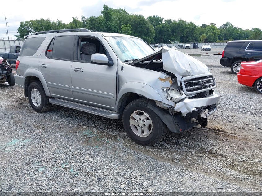 2004 Toyota Sequoia VIN 5TDZT34AX4S207582 IAAI salvage auction — FRONT END, Salvage (Georgia), sold $500 on 2026-07-20 (photo 1)