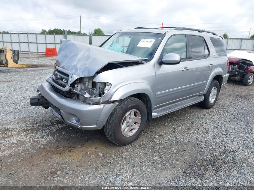 2004 Toyota Sequoia VIN 5TDZT34AX4S207582 IAAI salvage auction — FRONT END, Salvage (Georgia), sold $500 on 2026-07-20 (photo 2)