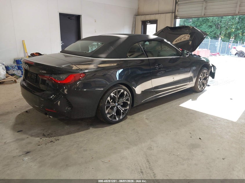 2026 BMW 4er VIN WBA53DB03TCX55743 IAAI salvage auction — FRONT END, Salvage Title, sold $9,900 on 2026-07-31 (photo 4)