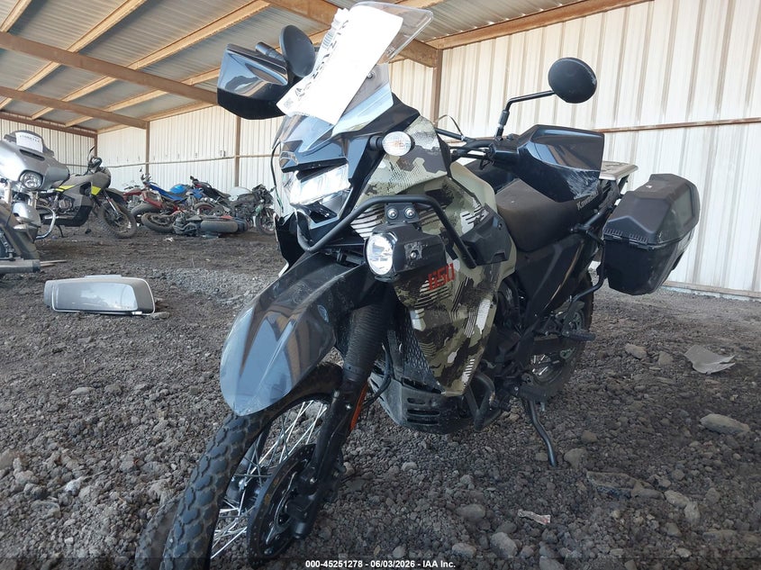 2026 Kawasaki Klr 650 VIN ML5KLEH15TDA41034 IAAI salvage auction — FRONT END, Salvage (Ohio), sold $875 on 2026-07-28 (photo 2)