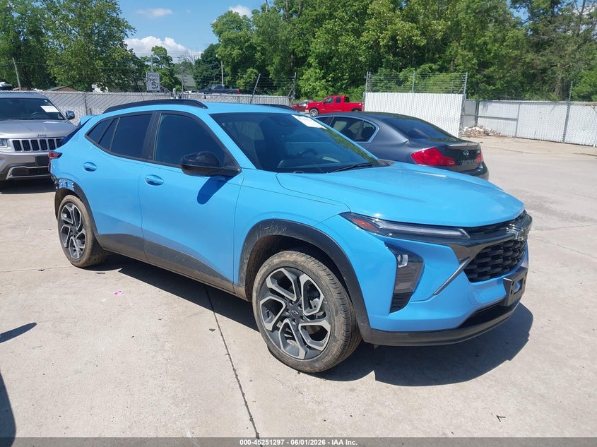 2024 Chevrolet Trax VIN KL77LJE28RC092344 IAAI salvage auction — LEFT REAR, Salvage (Missouri), sold $4,250 on 2026-07-28 (photo 1)