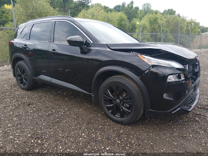 2023 Nissan Rogue VIN JN8BT3BB3PW213035 IAAI salvage auction — FRONT END, Salvage Title, sold $6,600 on 2026-07-16 (photo 1)