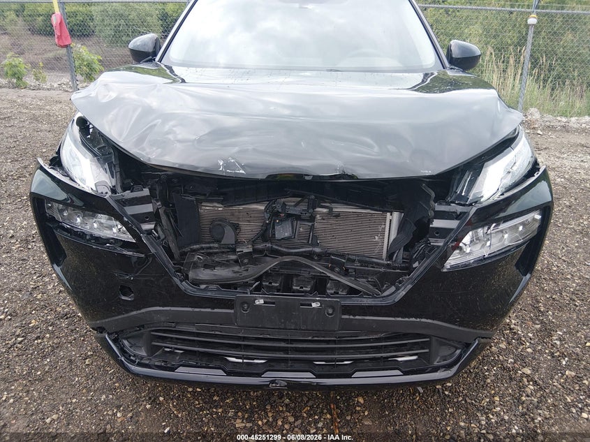 2023 Nissan Rogue VIN JN8BT3BB3PW213035 IAAI salvage auction — FRONT END, Salvage Title, sold $6,600 on 2026-07-16 (photo 6)