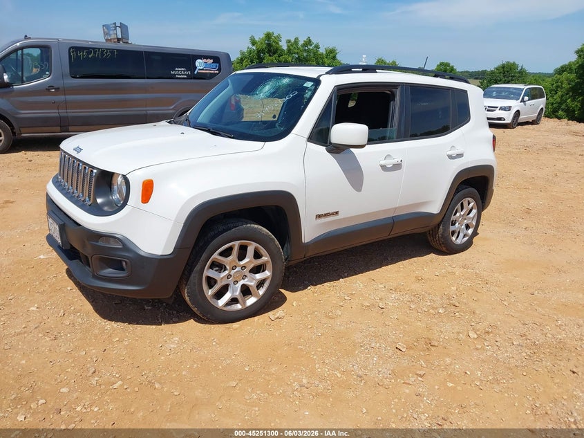 2018 Jeep Renegade VIN ZACCJBBB2JPJ14367 IAAI salvage auction — HAIL, Clear (Missouri), sold $1,950 on 2026-08-10 (photo 2)