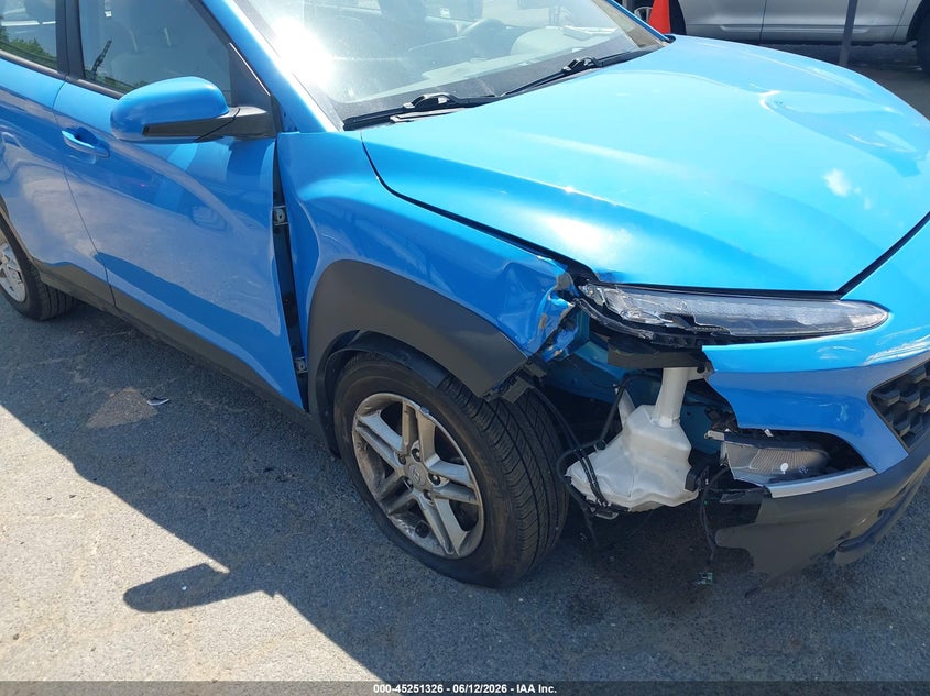 2022 Hyundai Kona VIN KM8K2CAB5NU780349 IAAI salvage auction — LEFT FRONT, Salvage Title, sold $525 on 2026-07-23 (photo 6)