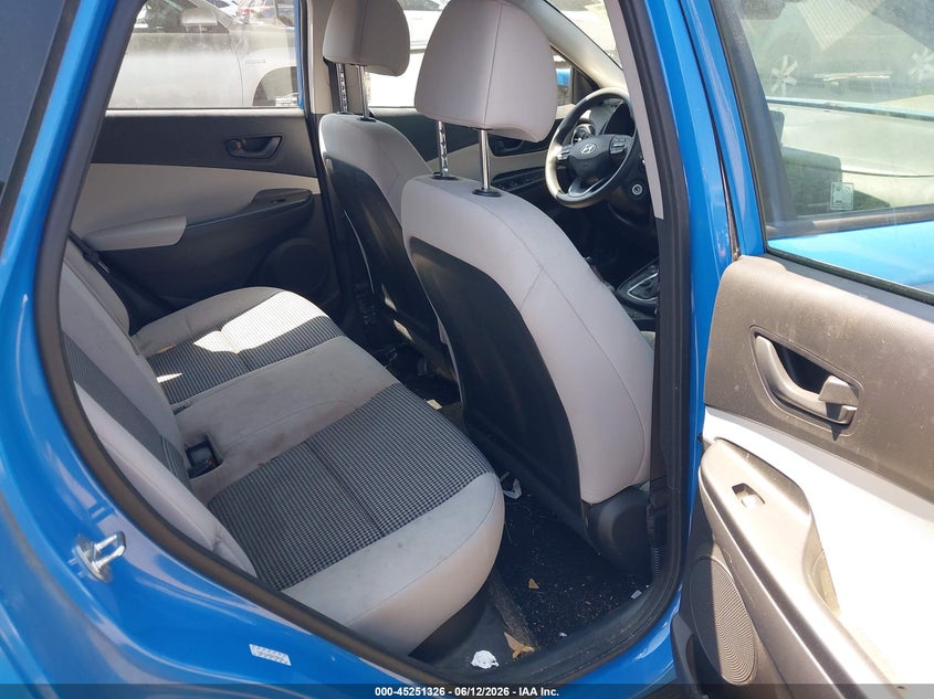 2022 Hyundai Kona VIN KM8K2CAB5NU780349 IAAI salvage auction — LEFT FRONT, Salvage Title, sold $525 on 2026-07-23 (photo 8)