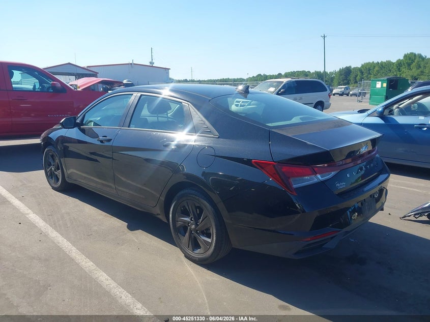 2022 Hyundai Elantra VIN KMHLS4AG5NU276468 IAAI salvage auction — FRONT END, Salvage (North Carolina), sold $5,500 on 2026-07-24 (photo 3)