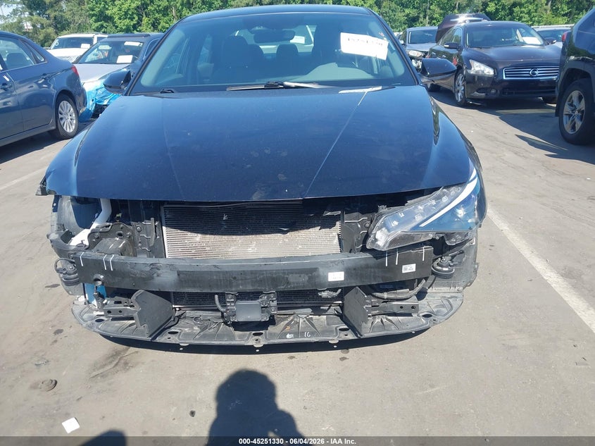 2022 Hyundai Elantra VIN KMHLS4AG5NU276468 IAAI salvage auction — FRONT END, Salvage (North Carolina), sold $5,500 on 2026-07-24 (photo 6)