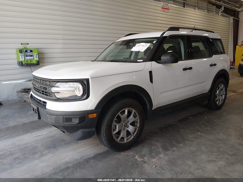 2023 Ford Bronco sport VIN 3FMCR9A60PRD37882 IAAI salvage auction — HAIL, Salvage Title, sold $13,525 on 2026-07-28 (photo 2)