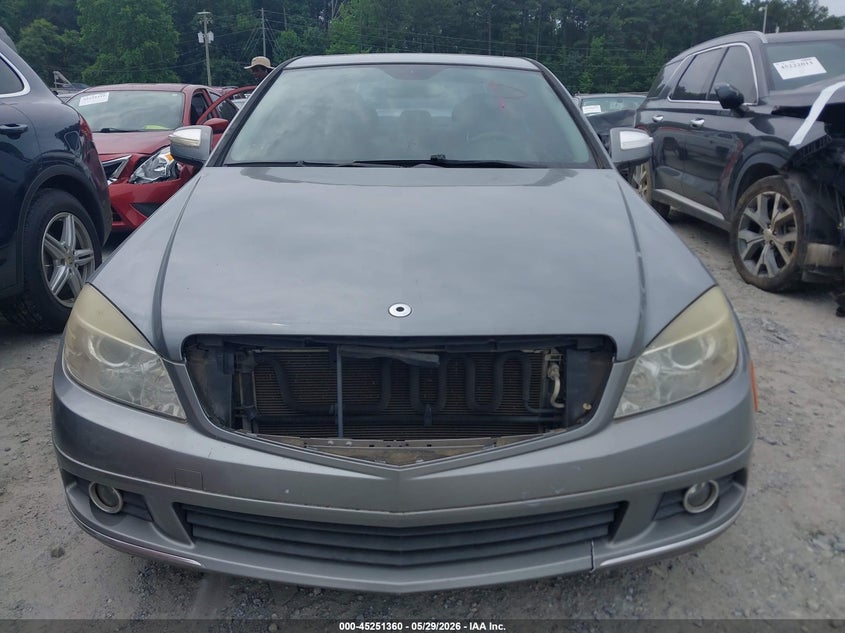 2009 Mercedes-benz C-klasse VIN WDDGF54X99R071536 IAAI salvage auction — NORMAL WEAR, Clear (Georgia), sold $450 on 2026-07-07 (photo 6)
