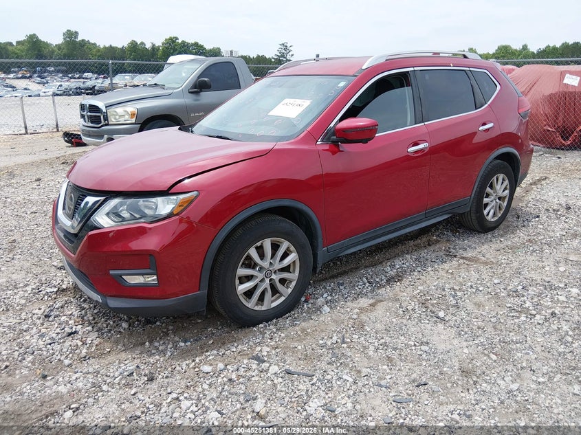 2017 Nissan Rogue VIN JN8AT2MT7HW407824 IAAI salvage auction — REAR END, Salvage Title, sold $1,900 on 2026-07-24 (photo 2)
