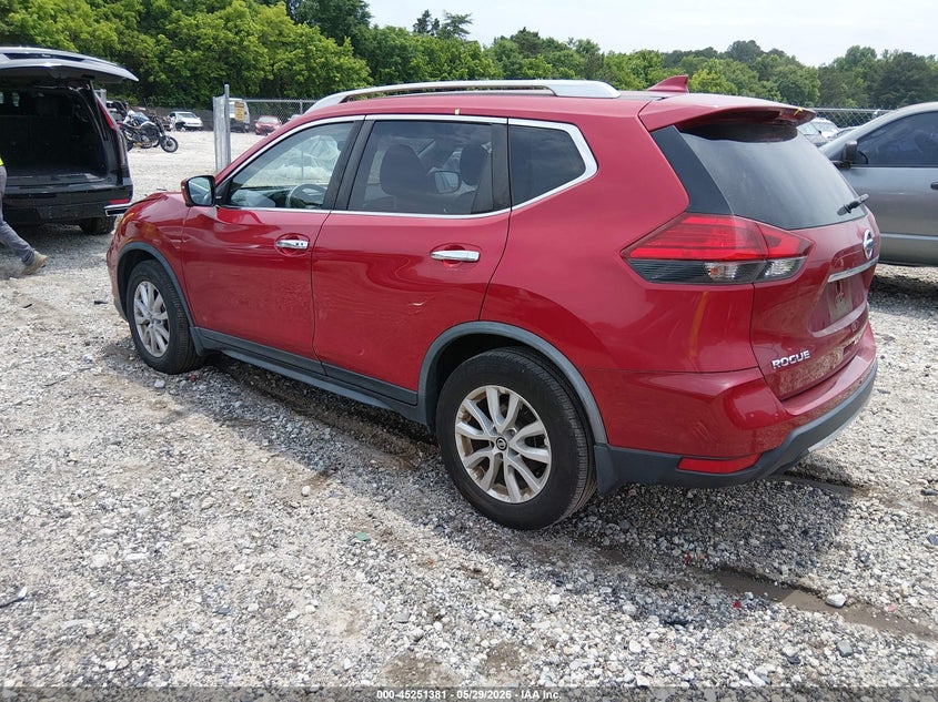 2017 Nissan Rogue VIN JN8AT2MT7HW407824 IAAI salvage auction — REAR END, Salvage Title, sold $1,900 on 2026-07-24 (photo 3)