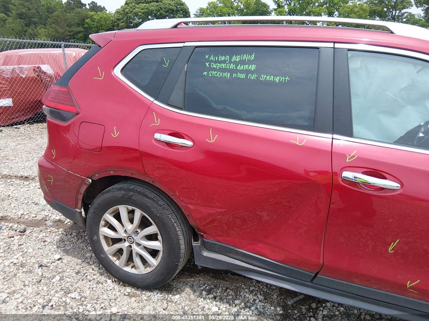 2017 Nissan Rogue VIN JN8AT2MT7HW407824 IAAI salvage auction — REAR END, Salvage Title, sold $1,900 on 2026-07-24 (photo 6)