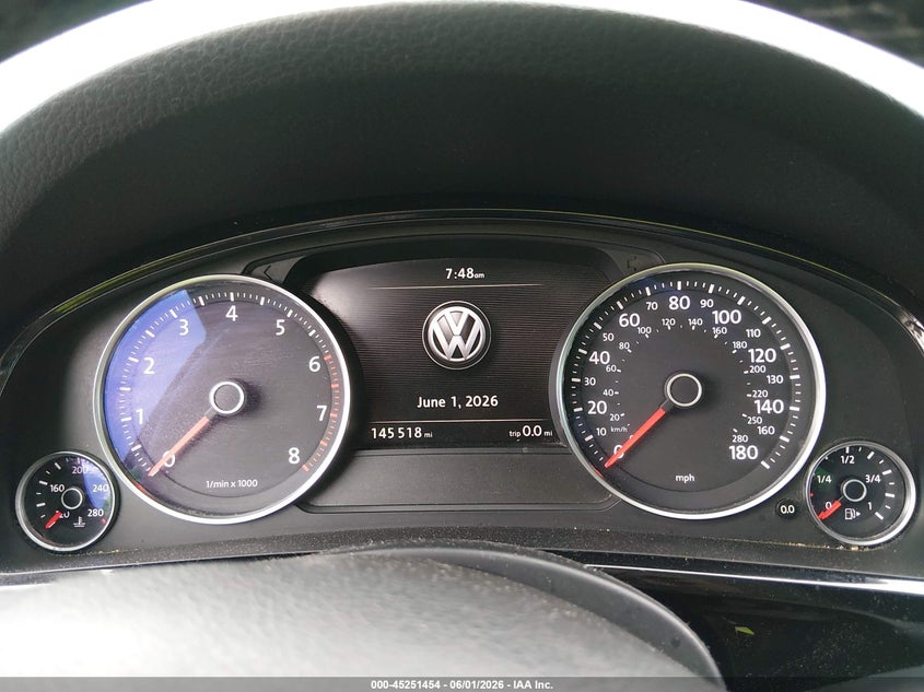 2016 Volkswagen Touareg VIN WVGEF9BP8GD004931 IAAI salvage auction — FRONT END, Salvage (South Carolina), sold $1,550 on 2026-08-04 (photo 7)