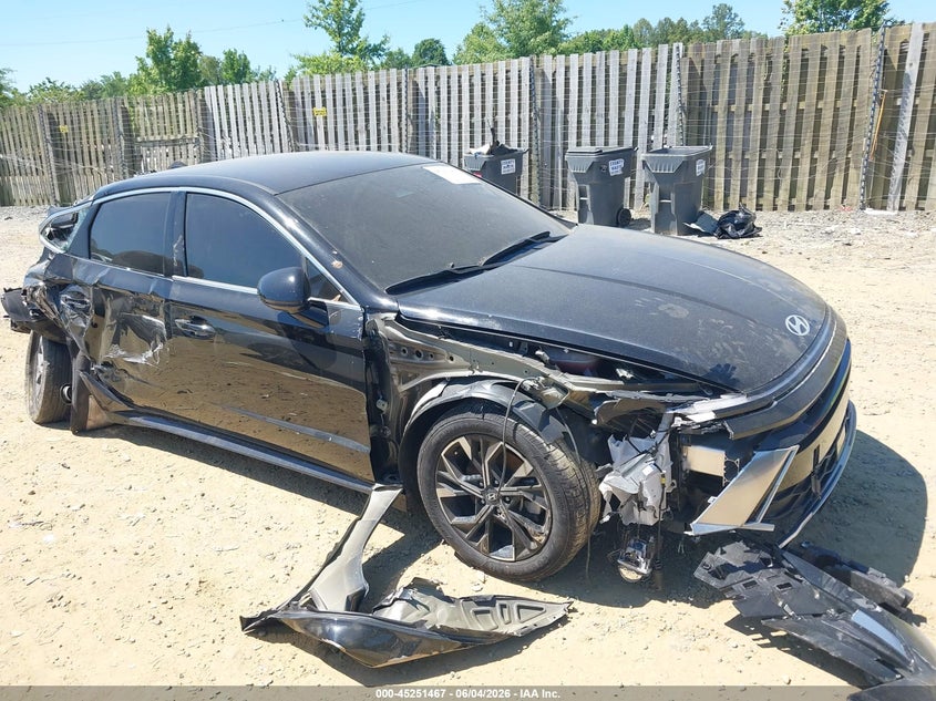 2024 Hyundai Sonata VIN KMHL64JAXRA370143 IAAI salvage auction — REAR END, Salvage Title, sold $2,150 on 2026-07-20 (photo 1)