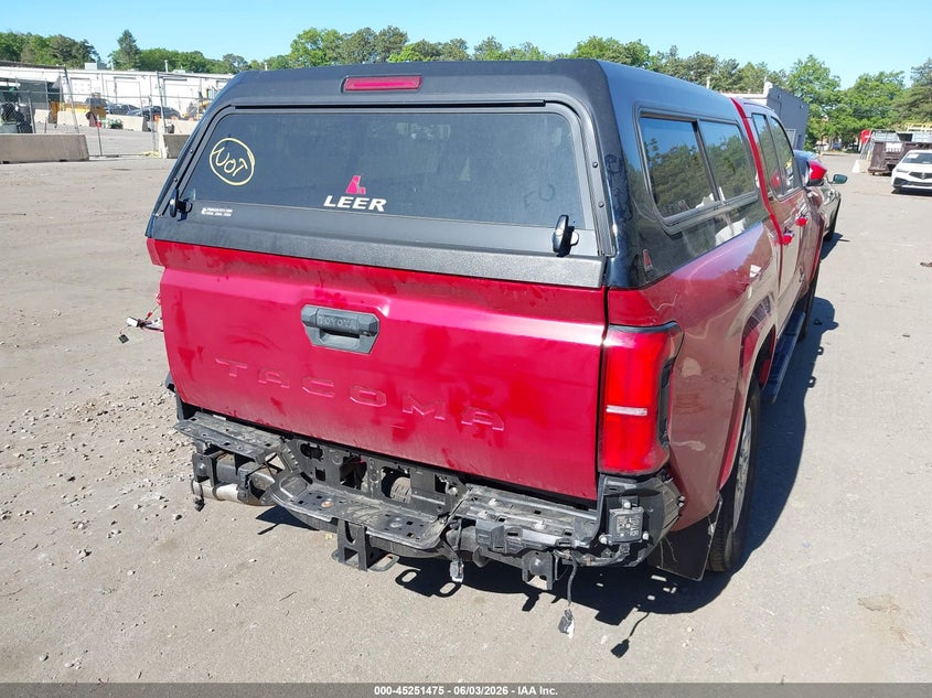 2024 Toyota Tacoma VIN 3TYLB5JN1RT024482 IAAI salvage auction — REAR END, Wait Title, sold $18,100 on 2026-08-01 (photo 4)