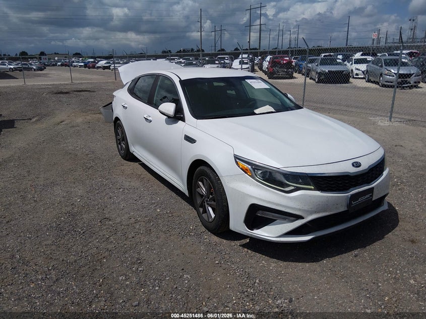 2020 Kia Optima VIN 5XXGT4L38LG417792 IAAI salvage auction — REAR END, Salvage Title, sold $1,850 on 2026-07-22 (photo 1)