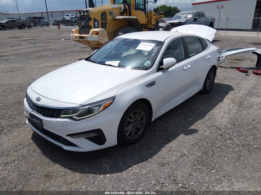 2020 Kia Optima VIN 5XXGT4L38LG417792 IAAI salvage auction — REAR END, Salvage Title, sold $1,850 on 2026-07-22 (photo 2)