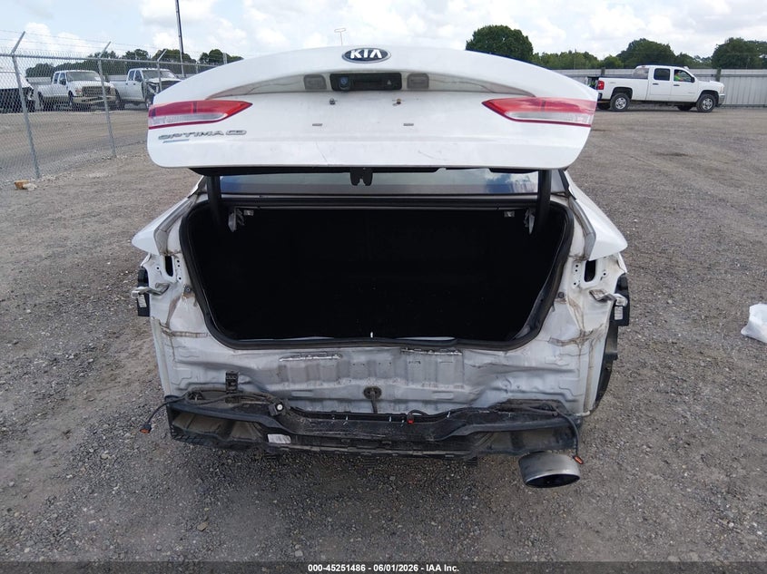 2020 Kia Optima VIN 5XXGT4L38LG417792 IAAI salvage auction — REAR END, Salvage Title, sold $1,850 on 2026-07-22 (photo 6)