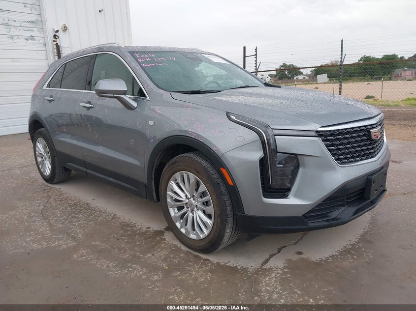 2024 Cadillac Xt4 VIN 1GYAZAR42RF127648 IAAI salvage auction — LEFT FRONT, Original (Texas), sold $14,000 on 2026-08-20 (photo 1)