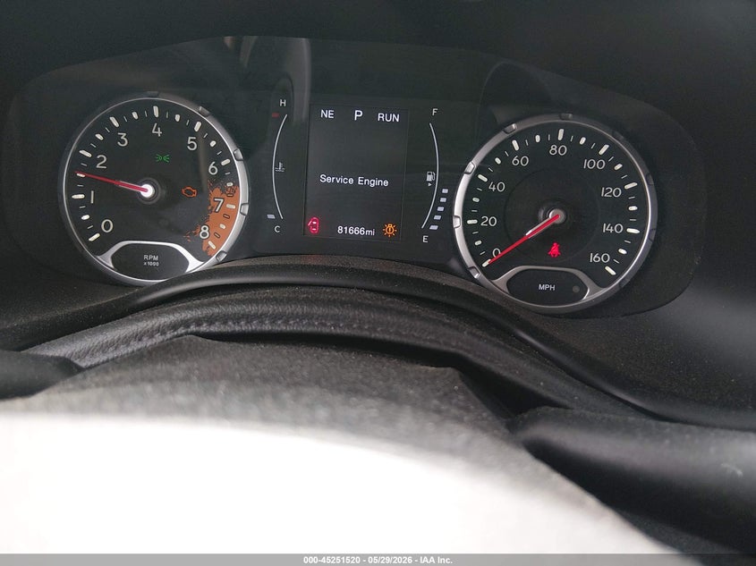 2017 Jeep Renegade VIN ZACCJBBB1HPF97735 IAAI salvage auction — FRONT END, Salvage Title, sold $1,100 on 2026-07-14 (photo 7)