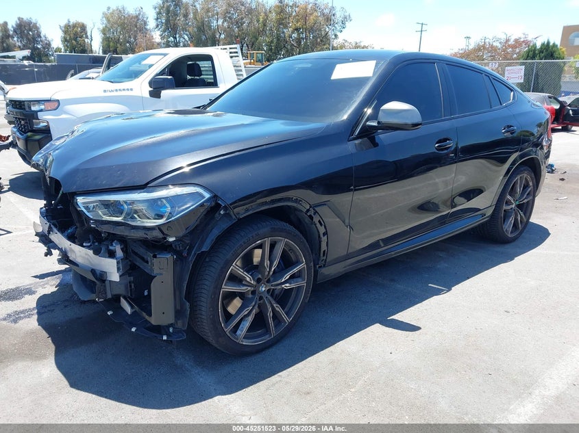 2023 BMW X6 VIN 5UXCY8C01P9P14241 IAAI salvage auction — FRONT END, Salvage Title, sold $30,400 on 2026-07-06 (photo 2)