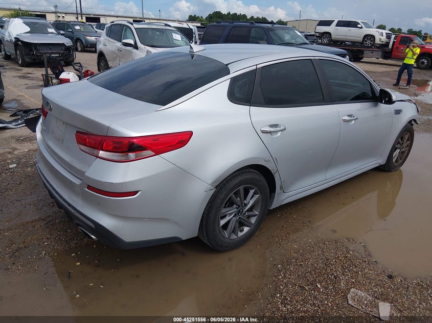 2020 Kia Optima VIN 5XXGT4L37LG388642 IAAI salvage auction — FRONT END, Salvage (Texas), sold $25 on 2026-07-29 (photo 4)