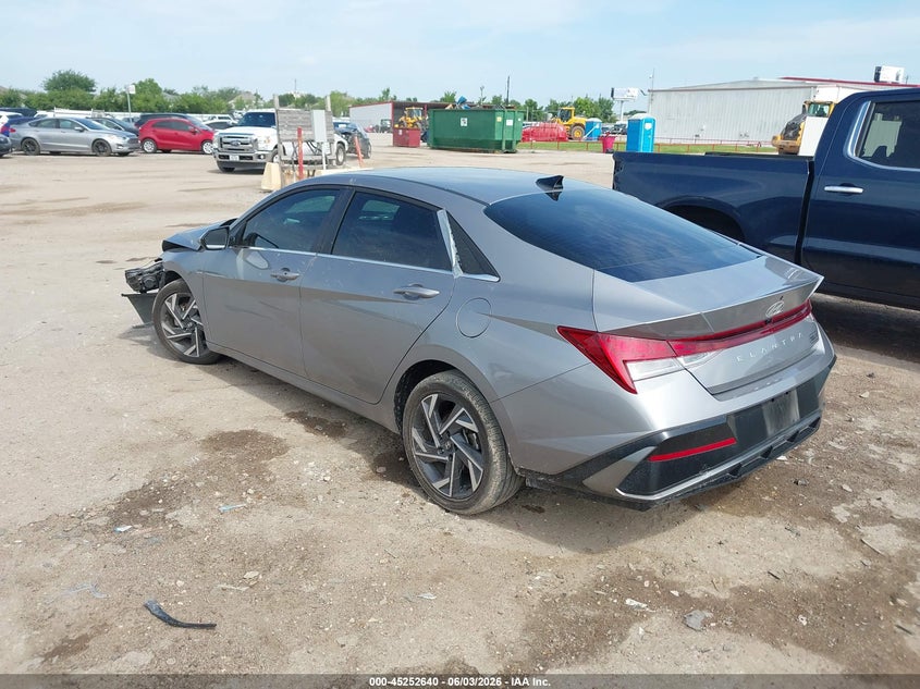 2025 Hyundai Elantra VIN KMHLS4DG2SU952169 IAAI salvage auction — FRONT END, Salvage (Texas), sold $2,250 on 2026-07-29 (photo 3)