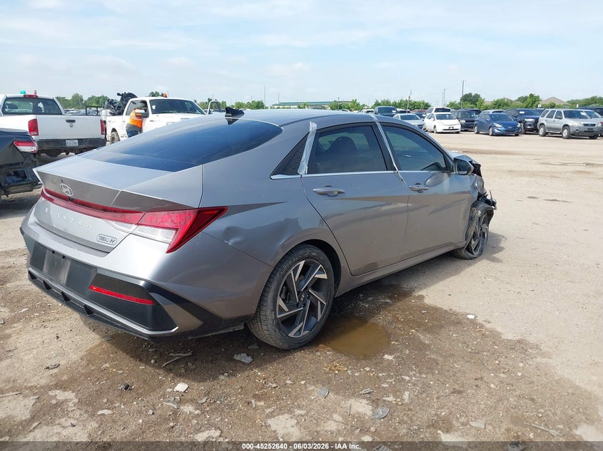 2025 Hyundai Elantra VIN KMHLS4DG2SU952169 IAAI salvage auction — FRONT END, Salvage (Texas), sold $2,250 on 2026-07-29 (photo 4)