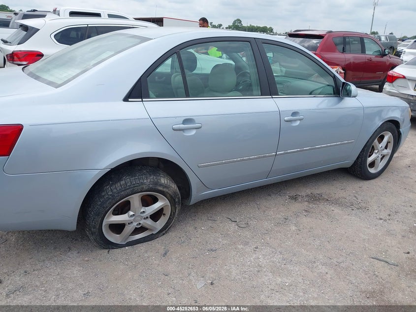 2007 Hyundai Sonata VIN 5NPEU46F27H213655 IAAI salvage auction — SIDE, Salvage (Texas), sold $250 on 2026-07-11 (photo 6)