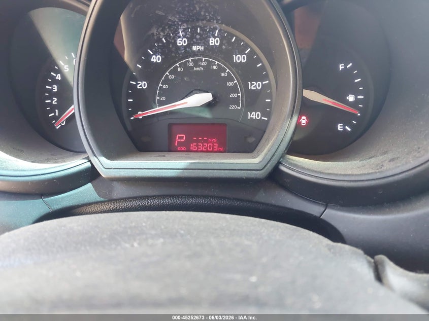 2013 Kia Rio VIN KNADM4A35D6106790 IAAI salvage auction — LEFT SIDE, Salvage Title, sold $325 on 2026-07-06 (photo 7)
