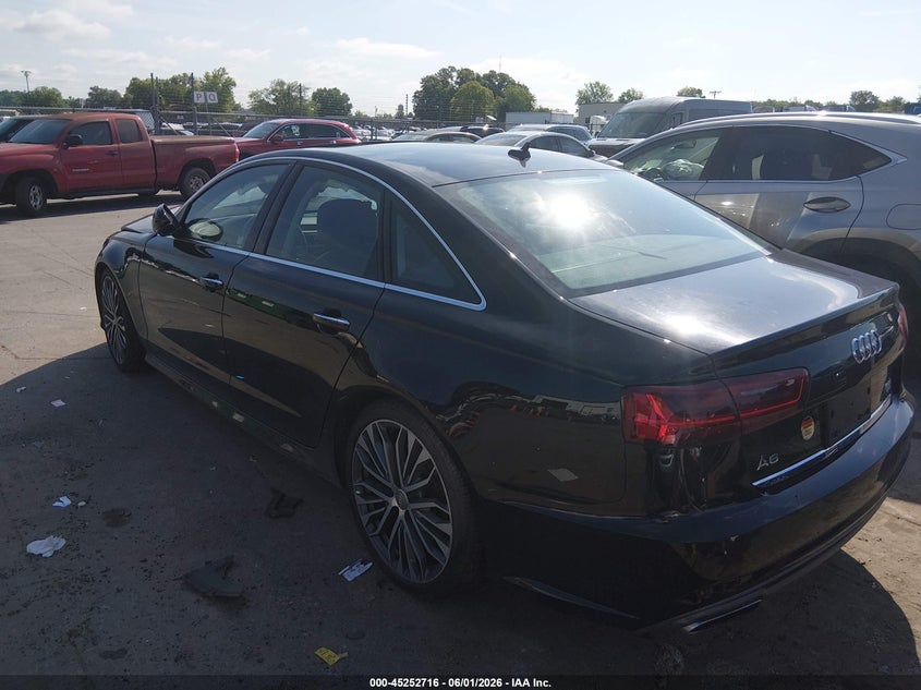 2016 Audi A6 VIN WAUFGAFC0GN004430 IAAI salvage auction — FRONT END, Salvage Title, sold $1,700 on 2026-07-13 (photo 3)