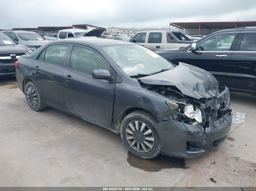 2010 Toyota Corolla VIN JTDBU4EE6AJ077928 IAAI salvage auction — FRONT END, Original (Texas), sold $1,050 on 2026-07-07 (photo 1)