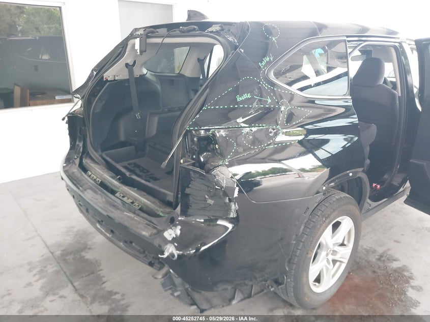 2021 Toyota Highlander VIN 5TDCZRAH6MS516328 IAAI salvage auction — REAR END, Salvage Title, sold $9,400 on 2026-07-22 (photo 6)