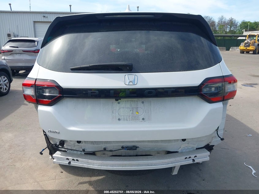2025 Honda Pilot VIN 5FNYG1H46SB016638 IAAI salvage auction — REAR END, Salvage Title, sold $17,700 on 2026-07-28 (photo 6)