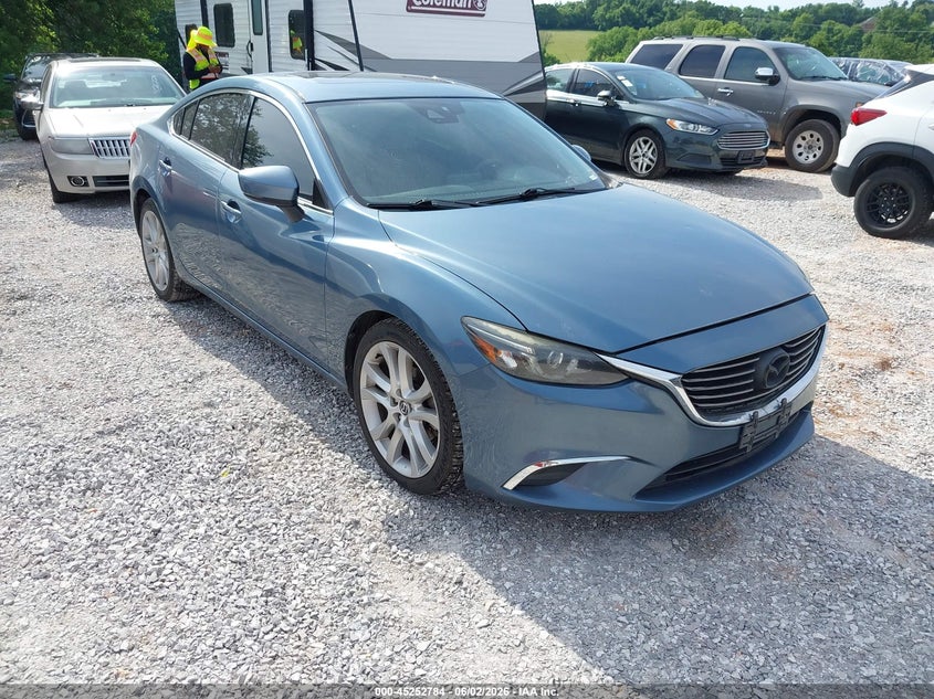 2017 Mazda 6 VIN JM1GL1V57H1108167 IAAI salvage auction — HAIL, Clear (Missouri), sold $1,925 on 2026-07-13 (photo 1)