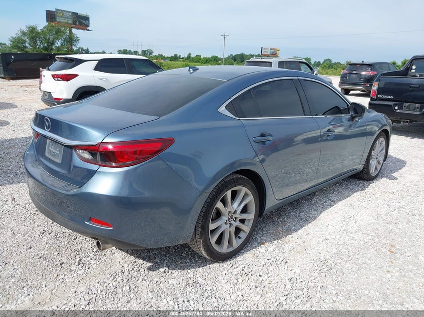 2017 Mazda 6 VIN JM1GL1V57H1108167 IAAI salvage auction — HAIL, Clear (Missouri), sold $1,925 on 2026-07-13 (photo 4)