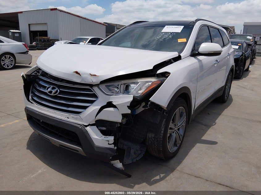 2014 Hyundai Santa fe VIN KM8SR4HF3EU037294 IAAI salvage auction — FRONT END, Original (Texas), sold $1,300 on 2026-07-21 (photo 2)