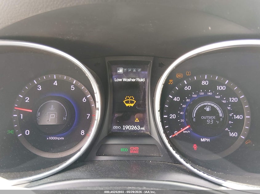 2014 Hyundai Santa fe VIN KM8SR4HF3EU037294 IAAI salvage auction — FRONT END, Original (Texas), sold $1,300 on 2026-07-21 (photo 7)