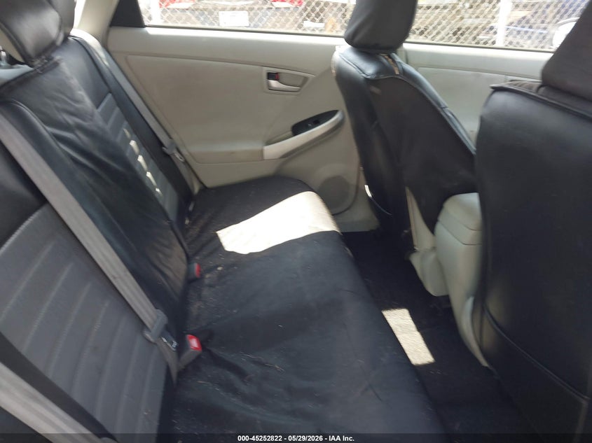 2012 Toyota Prius VIN JTDKN3DU4C5406718 IAAI salvage auction — REAR END, Salvage Title, sold $1,350 on 2026-07-25 (photo 8)