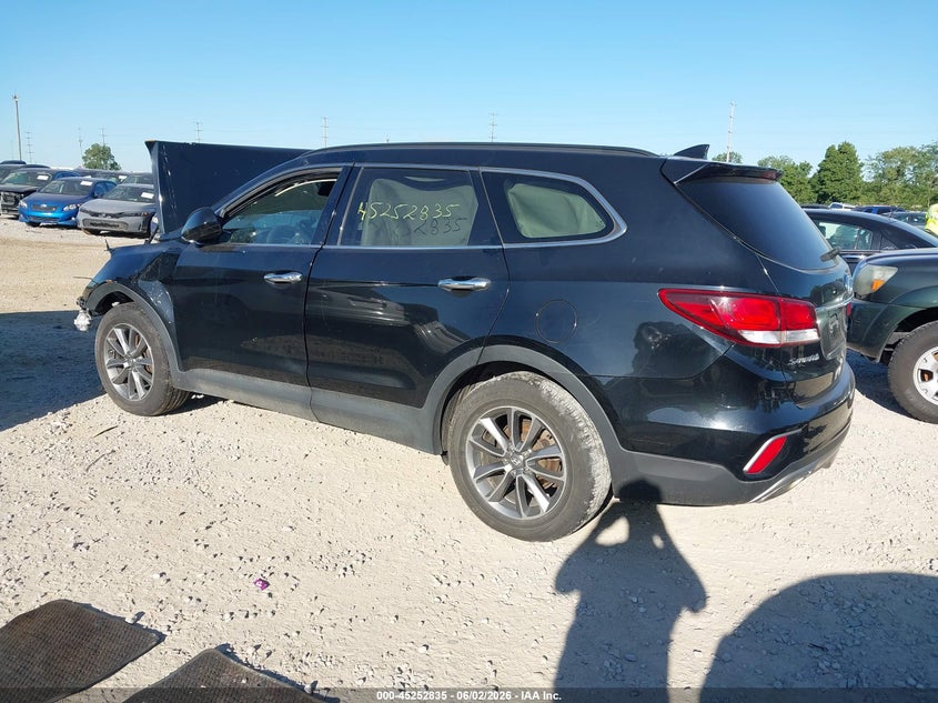 2017 Hyundai Santa fe VIN KM8SMDHF5HU216018 IAAI salvage auction — FRONT END, Salvage Title, sold $600 on 2026-07-23 (photo 3)