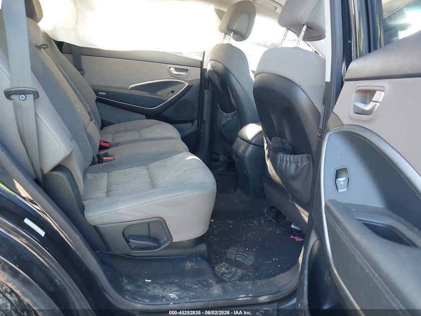2017 Hyundai Santa fe VIN KM8SMDHF5HU216018 IAAI salvage auction — FRONT END, Salvage Title, sold $600 on 2026-07-23 (photo 8)