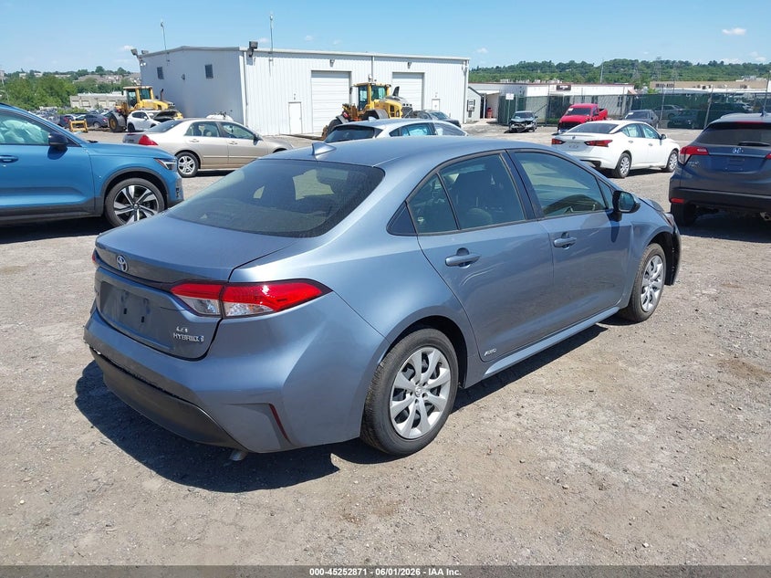 2023 Toyota Corolla VIN JTDBDMHE4P3001536 IAAI salvage auction — LEFT REAR, Salvage (New Jersey), sold $5,000 on 2026-07-31 (photo 4)